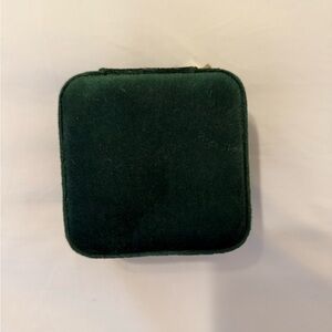 Green Velvet Jewelry Box